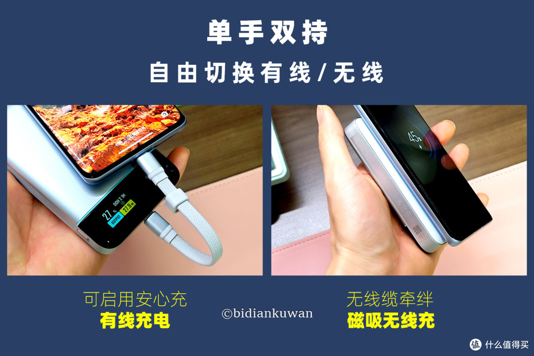 55W双向+磁吸双充!酷态科10号Air超级电能卡,通勤充电自由切换