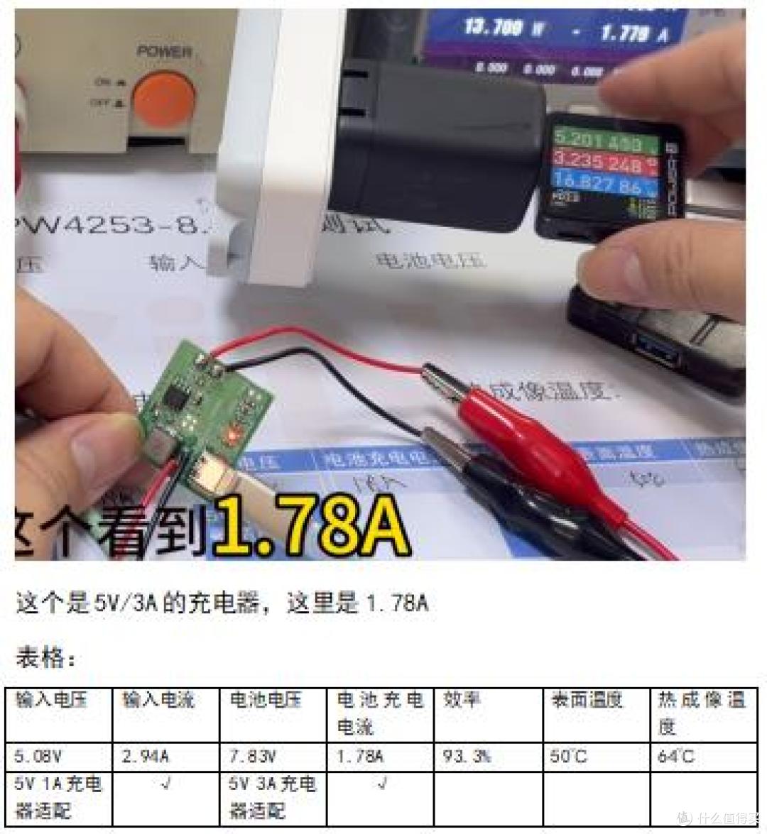 5V升压8.4V2A充电芯片：实测2A充电效率及温升数据