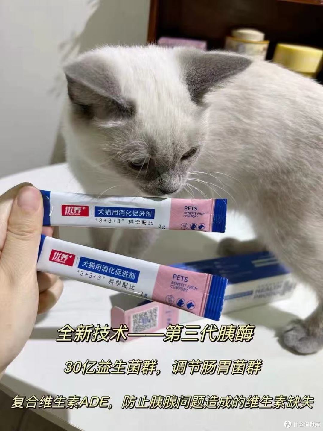 优养猫益生菌 + 宠物胰酶｜拉稀呕吐便秘全拿捏✨