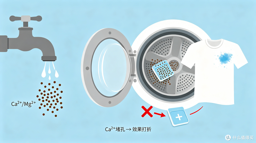 硬水地区洗衣选吸色布：吸附率+双重技术是关键