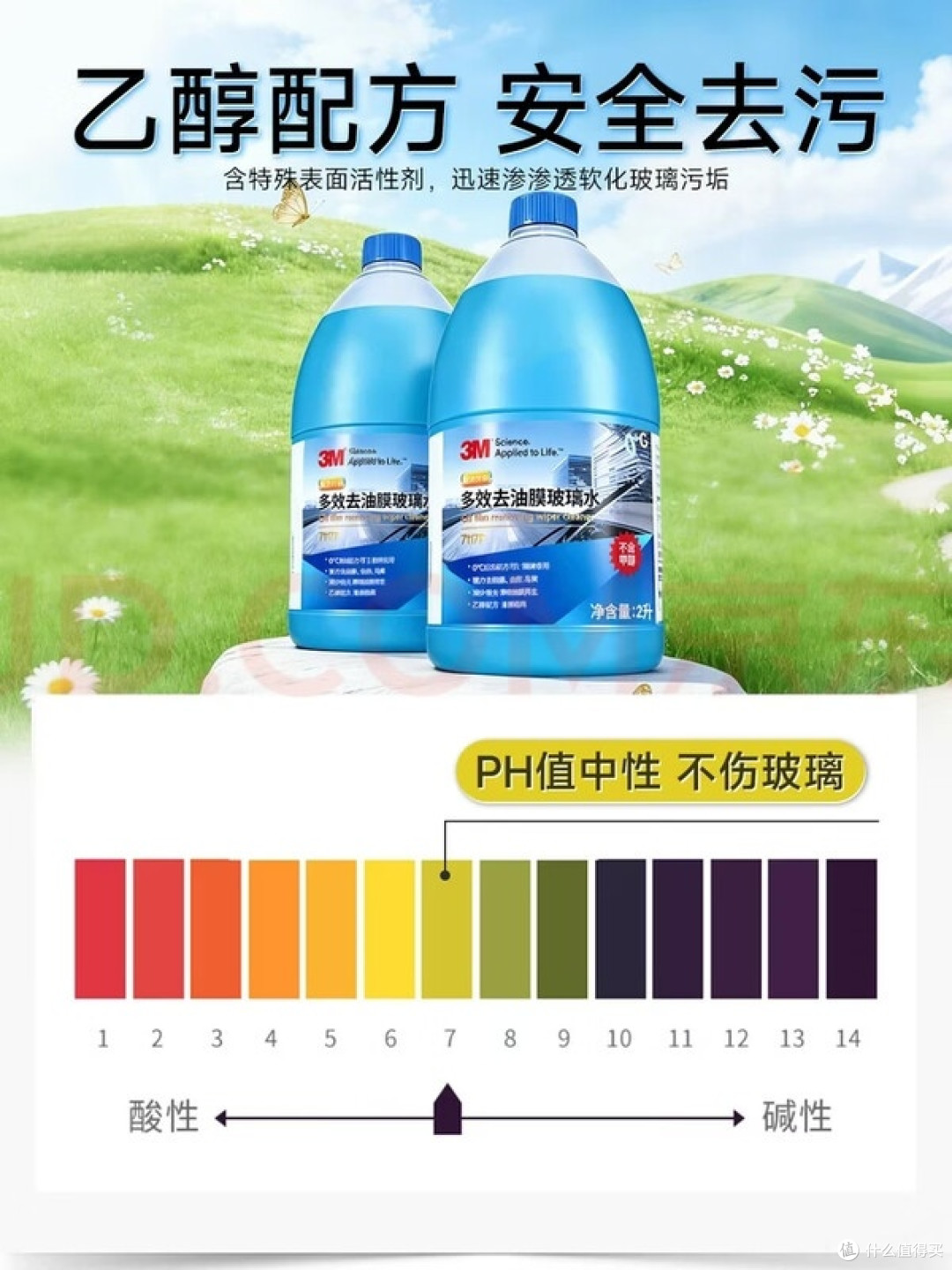 3M PN7117玻璃水实测:夏季除油膜