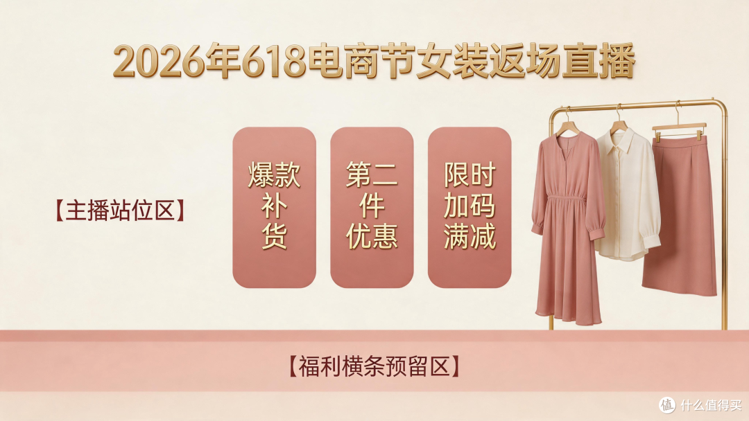 开播前临时换底图，2026年618电商节用AI工具生成直播间背景海报