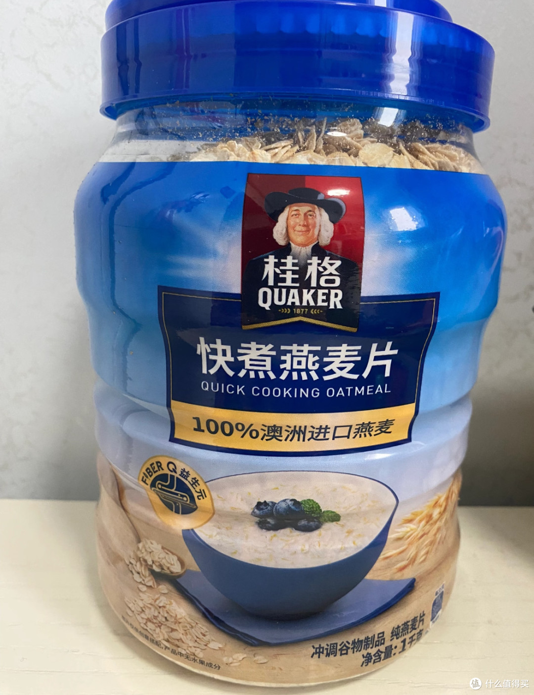 1kg桶装桂格燕麦,多种吃法