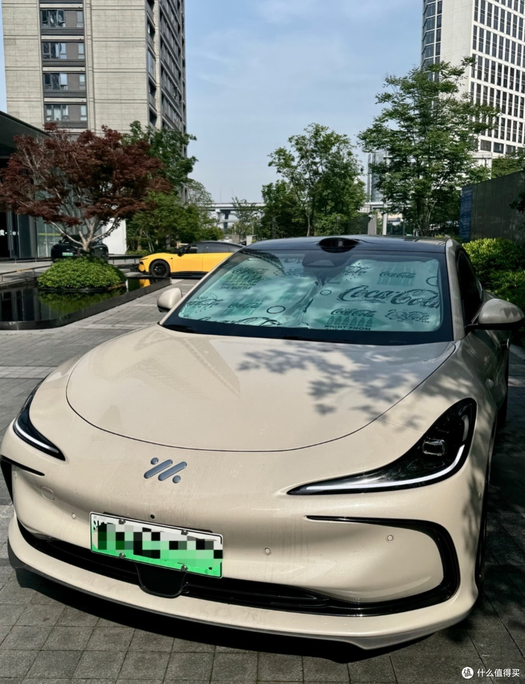 夏季用车好物:可口可乐遮阳帘