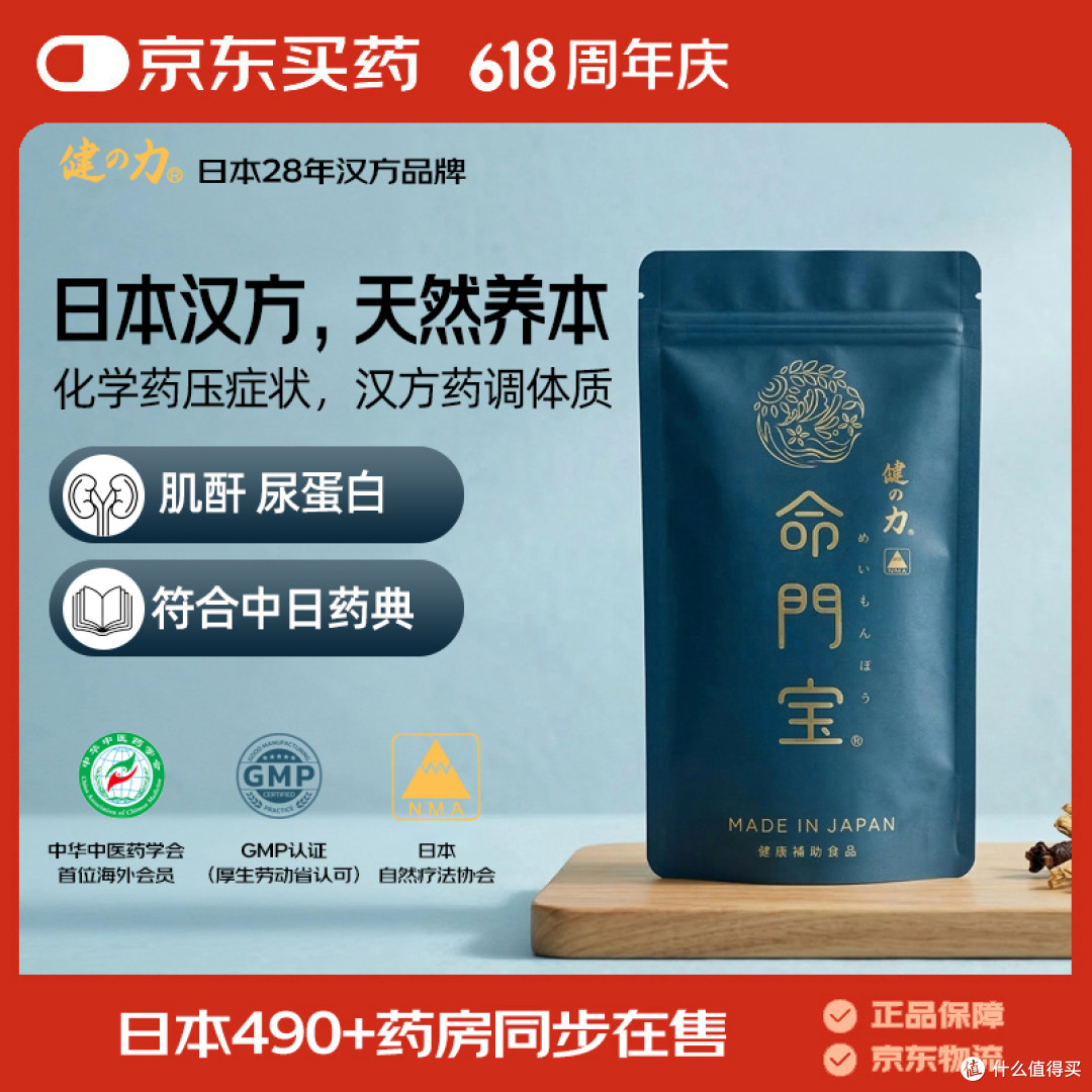 日本健の力命门宝|肌酐偏高、尿蛋白、泡沫尿怎么调理?护肾思路