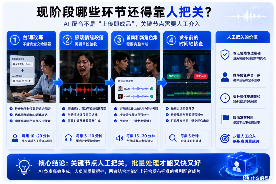 AI短剧翻译成英文配音效果好不好?质量如何?是否能媲美真人