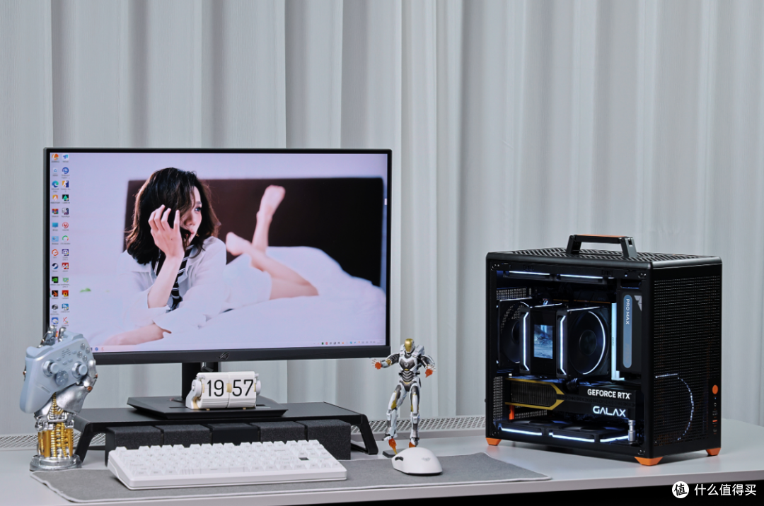 帮朋友攒一台1.7W的桌面主机:98X3D+5080+P80 Mesh防毛大师机箱