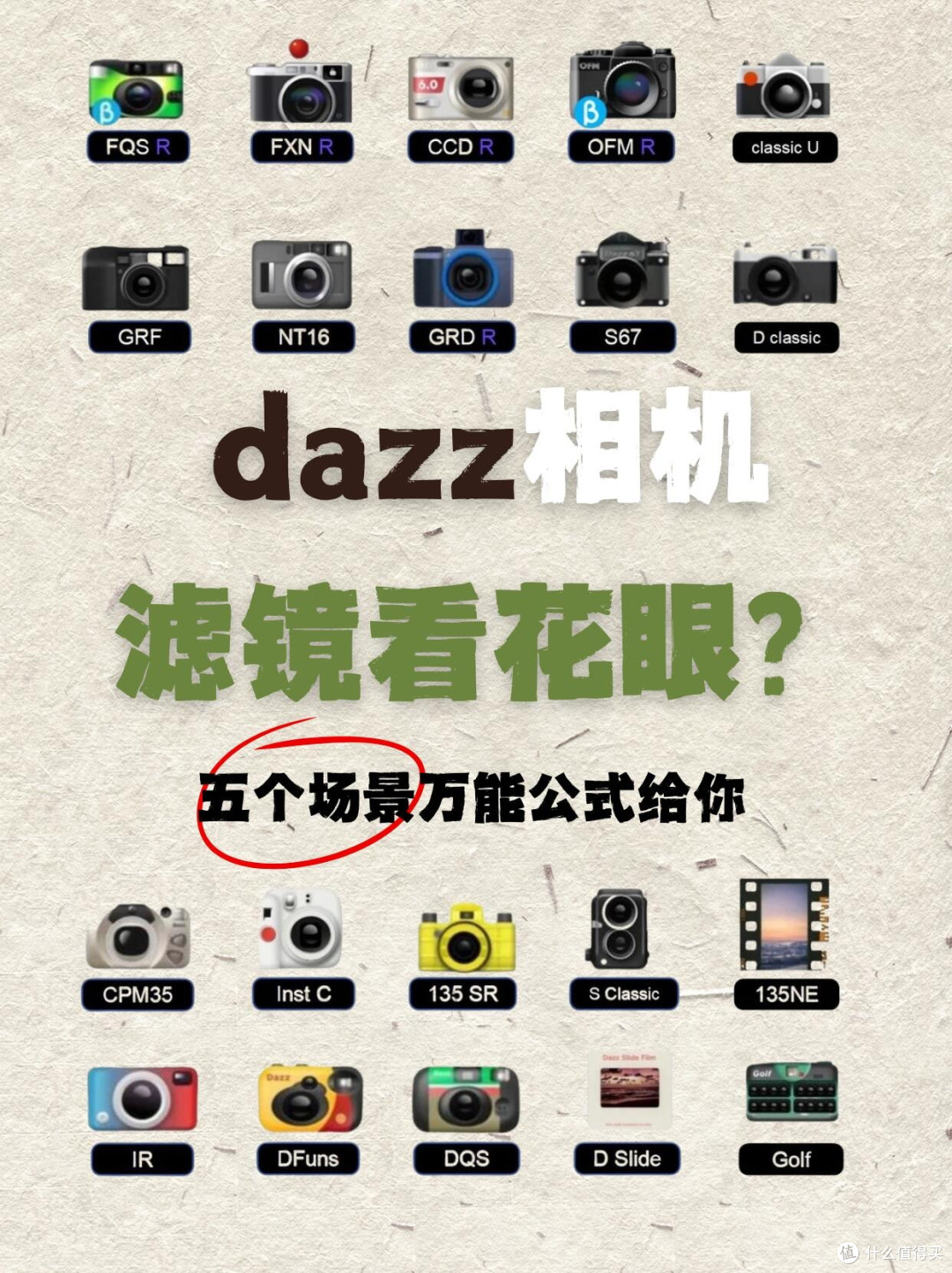 Dazz相机万能滤镜公式!5款高产出胶片滤镜直接抄作业