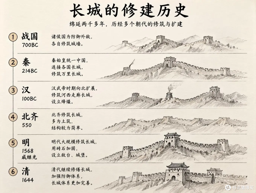 长城全解:两千年,两万公里,一部刻在大地上的中国史。课本说它是防御工事,它先是,后来不是了