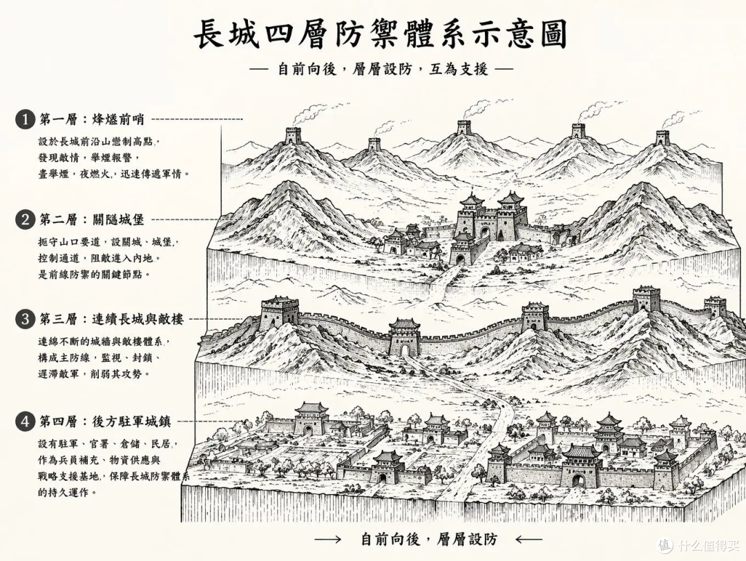 长城全解:两千年,两万公里,一部刻在大地上的中国史。课本说它是防御工事,它先是,后来不是了