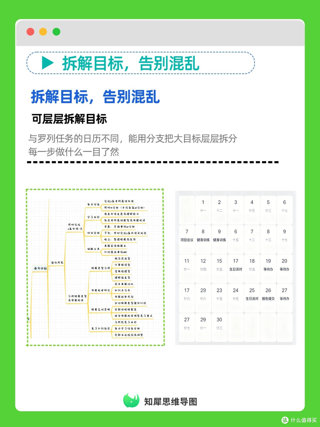 学习规划软件推荐 思维导图打理日常