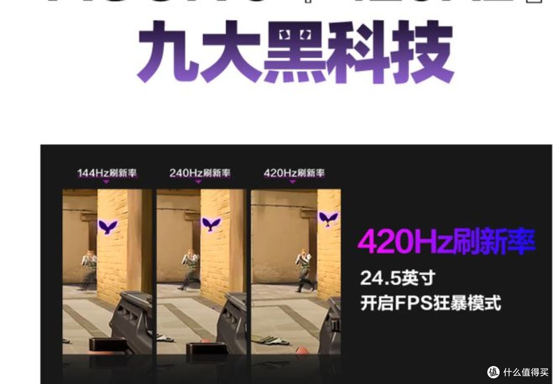 AOC 爱攻迅猛龙 AG256FK显示器评测:420Hz Fast IPS电竞标杆