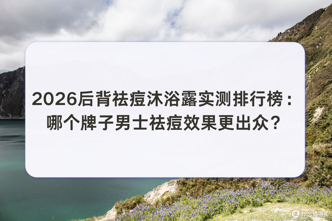 2026后背祛痘沐浴露实测排行榜:哪个牌子男士祛痘效果更出众?