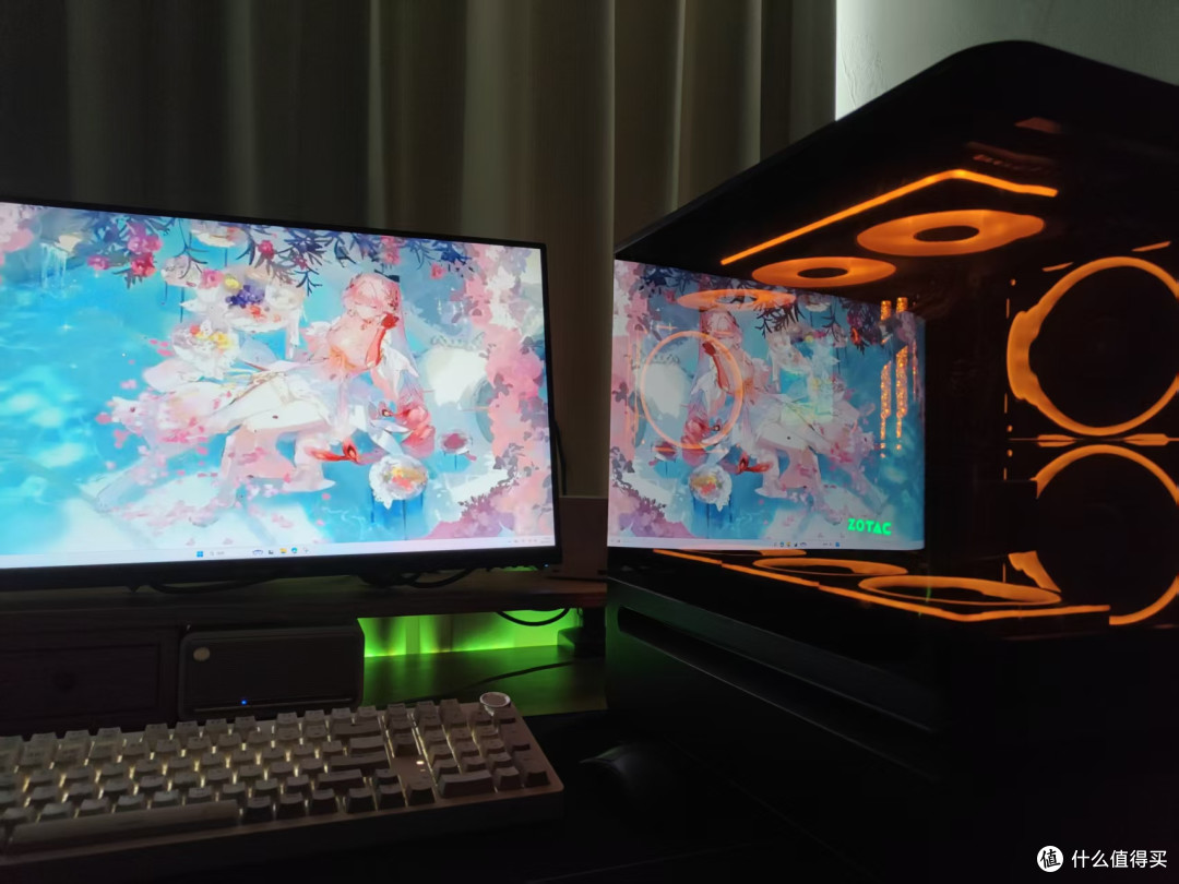 华硕的机箱电源散热器也好顶,看我的黑色高端海景房!