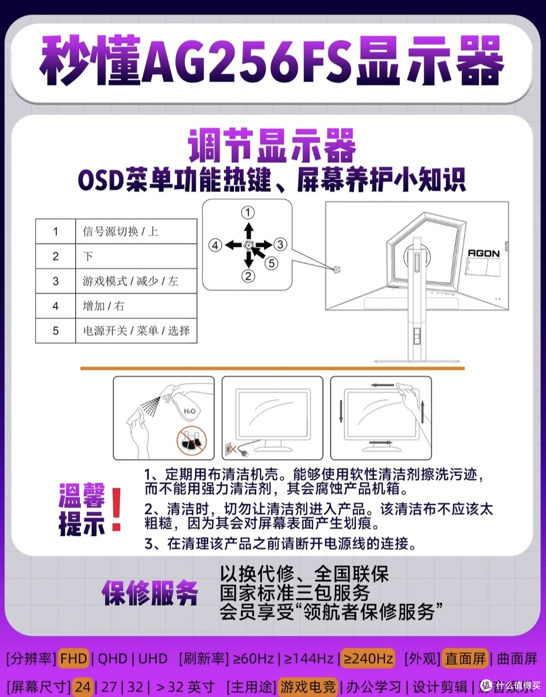 硬核解析AG256FS:高刷电竞屏使用体验与优缺点