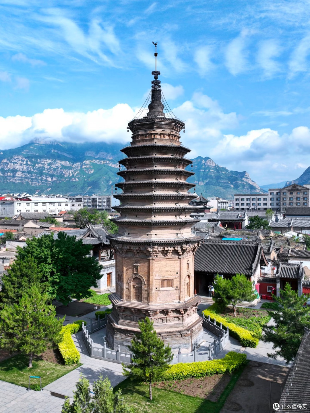 大同浑源圆觉寺塔|金代砖塔上,跨越八百年的风与光