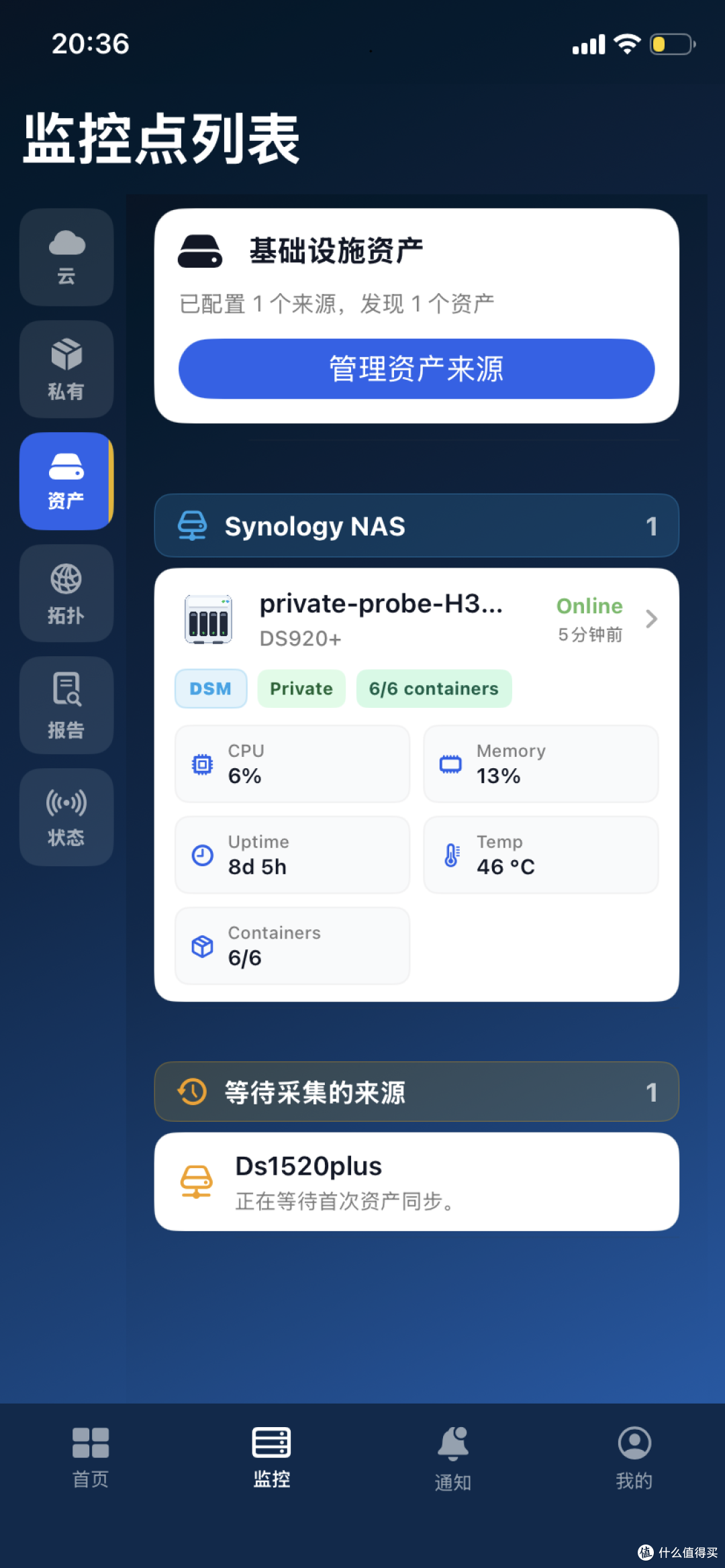 不想给管理员账号,也能做群晖公网监测?我试了下普通账户接入