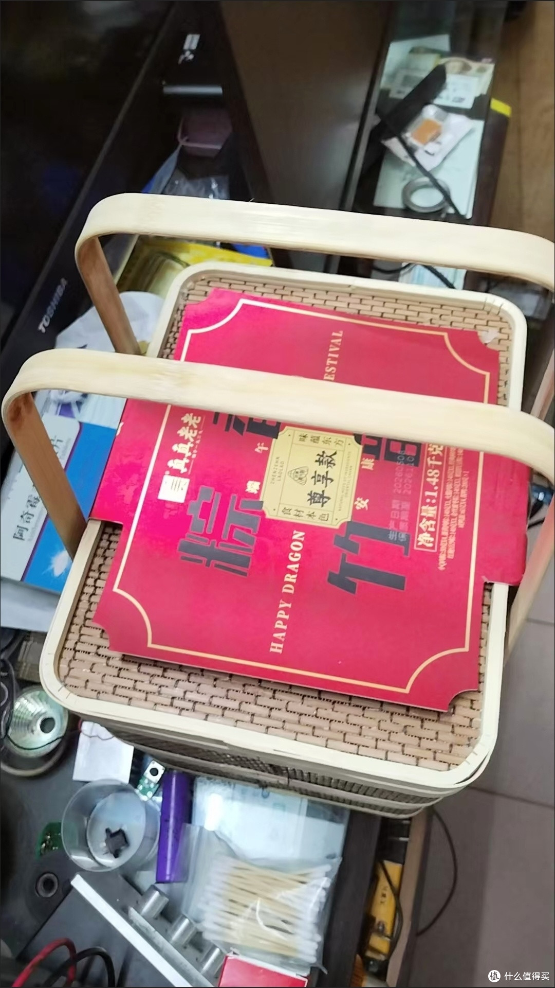 传统竹篮粽子礼盒端午礼品