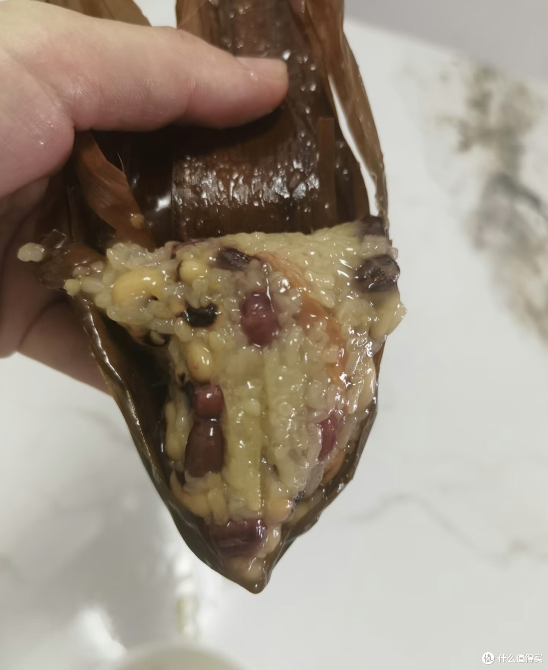 第一次包粽子，很成功很好吃