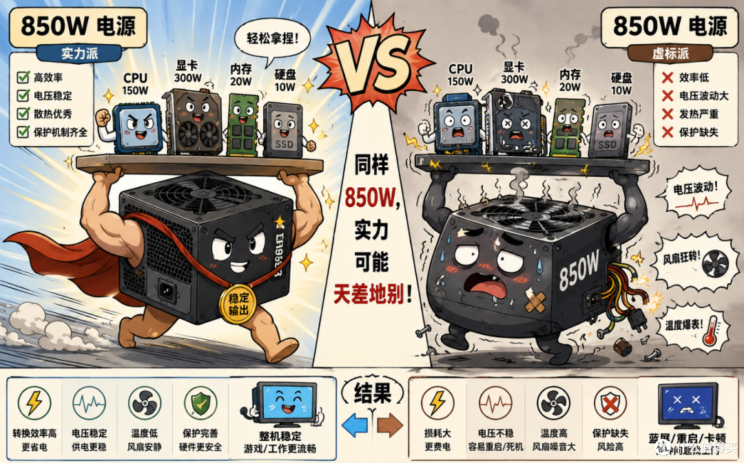 以前300块买电源，现在为什么要花800？