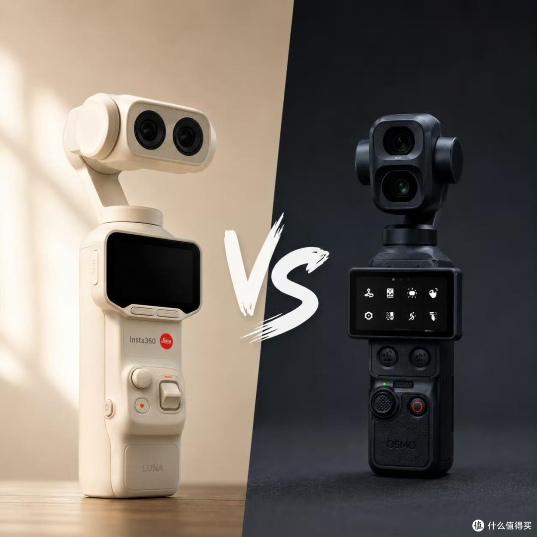 双摄口袋机硬碰硬｜影石Luna Ultra VS大疆Pocket4 Pro