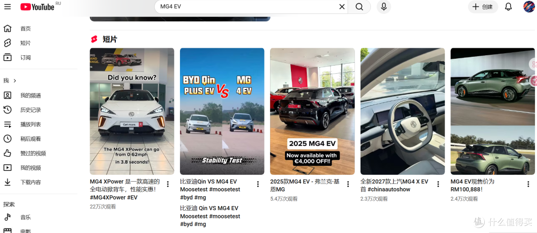 YouTube 上的中国车热度报告（2025-2026欧洲视角）访问量实测