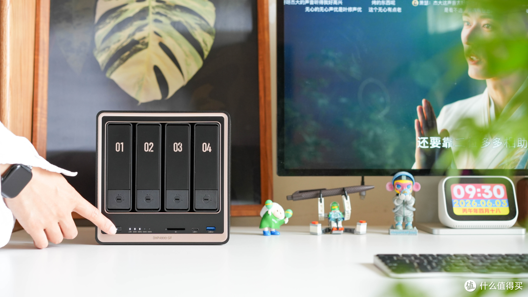 在3K档位可能是唯一双万兆!家用一步到位的选择 绿联DXP4800 GT