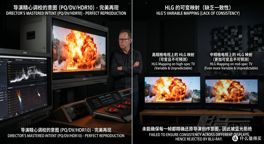 4K UHD蓝光为何较少采用HLG技术格式