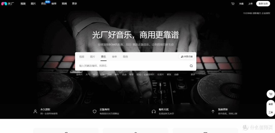 企业宣传音乐素材网站推荐:10个平台帮助提升品牌视频质感