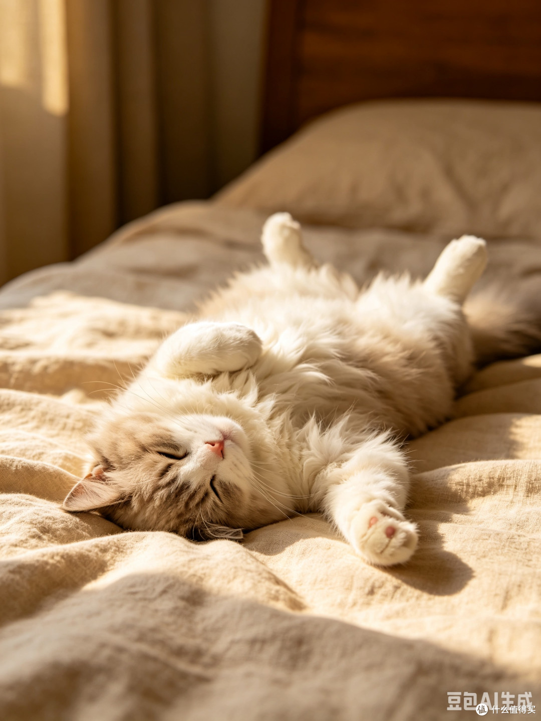 小猫的慵懒与讲究