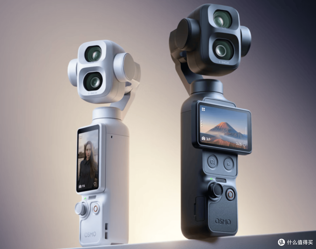 升级不小!大疆Osmo Pocket 4P 双主摄口袋电影机