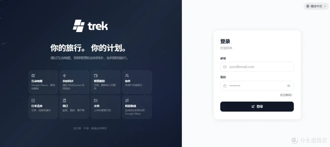 再也不被媳妇骂！NAS 一键部署Trek， 规划完美旅行！