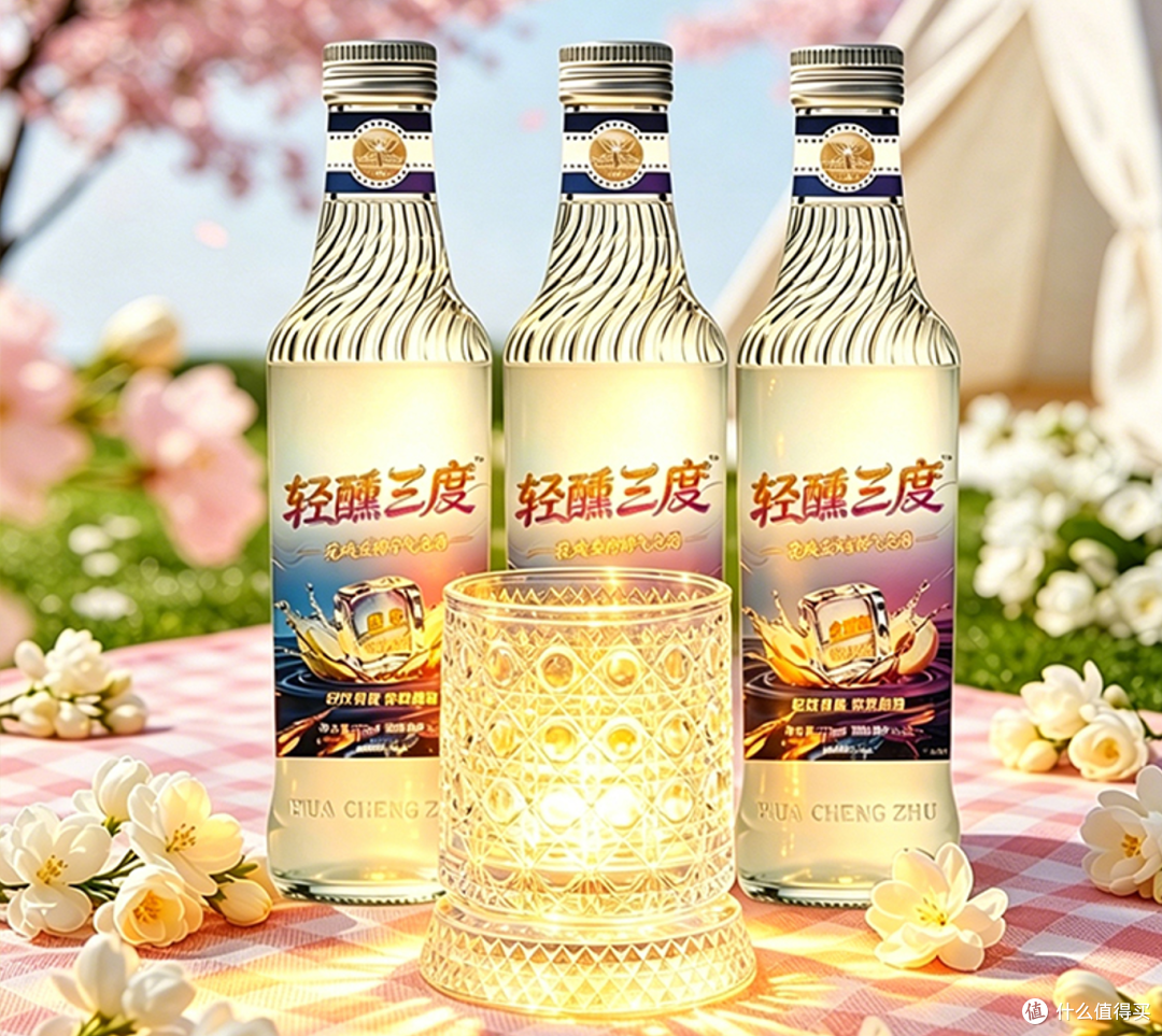 618 气泡酒高性价比好物推荐,花城主轻醺气泡酒闭眼囤