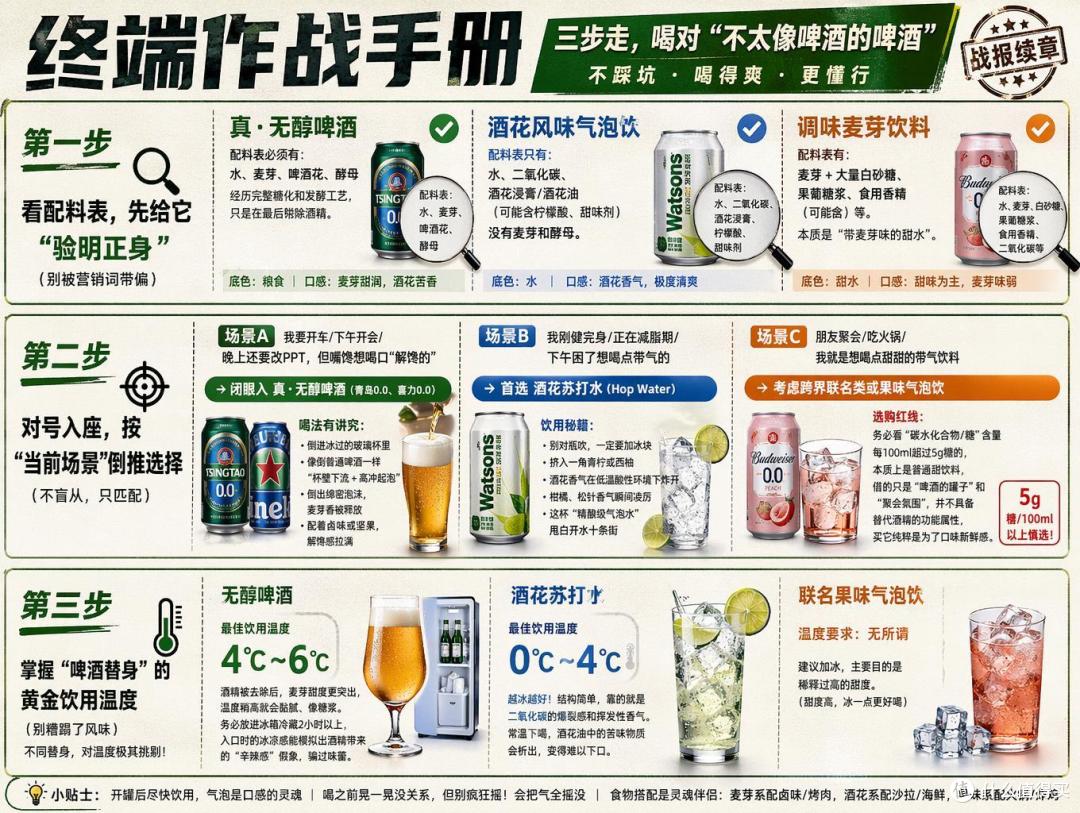 从啤儿茶爽到酒花苏打再到王老吉青啤联名，他们算无醇啤酒吗？