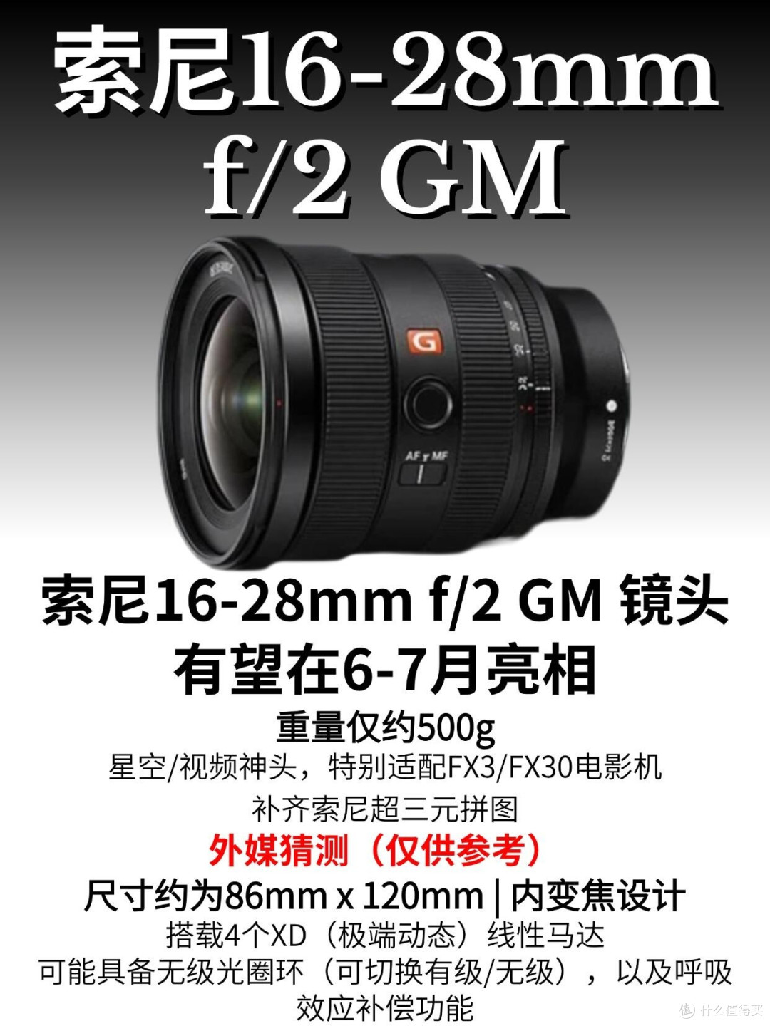 索尼超三元收官之作|16-28mm F2 GM新镜头爆料全整理