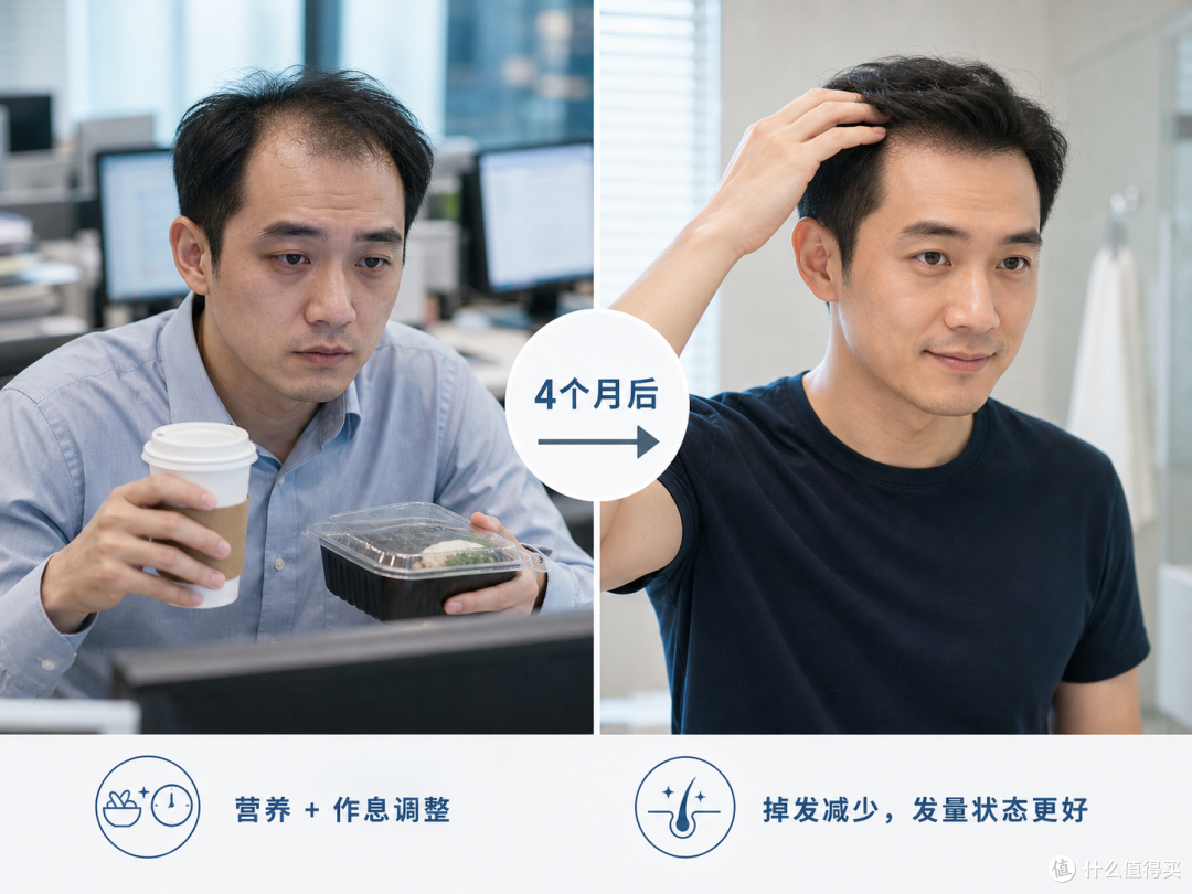 男人掉发吃什么？高仕星维生素b科学护发方案