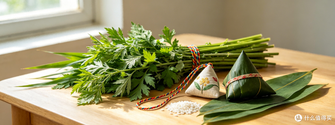 端午安康过佳节，吃粽挂艾守旧俗，做一事忌二事吃三样