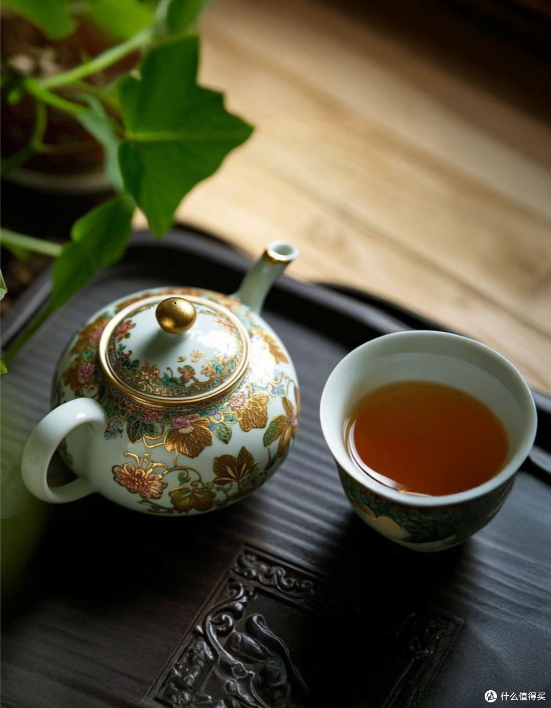 一席繁花瓷具,成了老爸会客品茶的体面心头宝