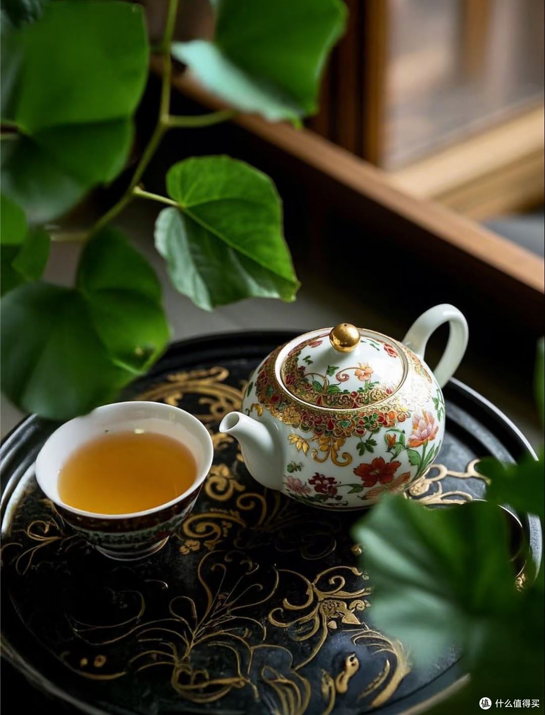 一席繁花瓷具,成了老爸会客品茶的体面心头宝