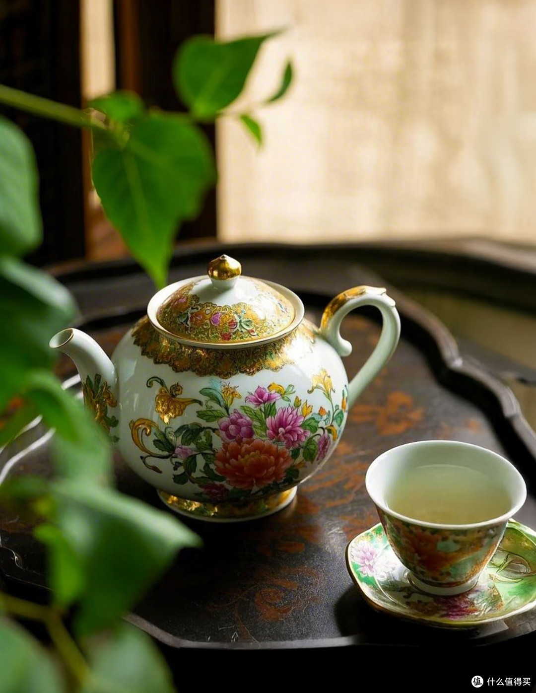 一席繁花瓷具,成了老爸会客品茶的体面心头宝