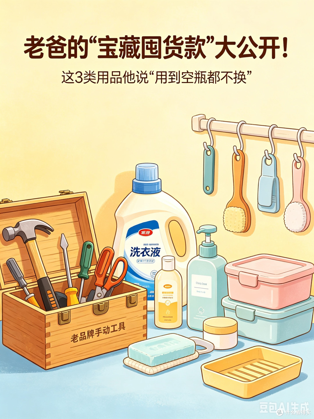 老爸的“宝藏囤货款”大公开!这3类用品他说“用到空瓶都不换”