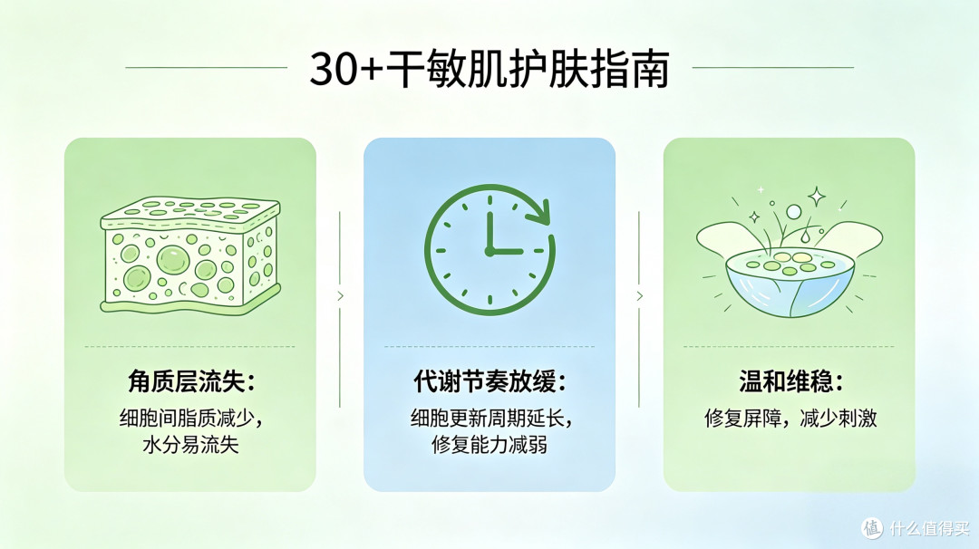 30+干敏肌面霜实测｜熬夜皮肤粗糙护肤品不贴合，4款温和面霜分享