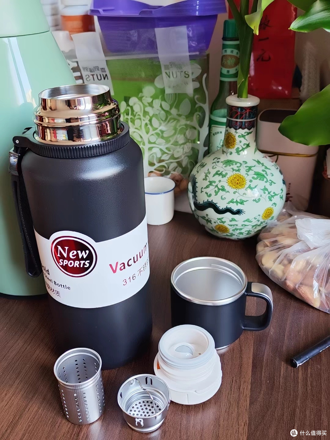 保温杯焖泡功能,适合老爸日常