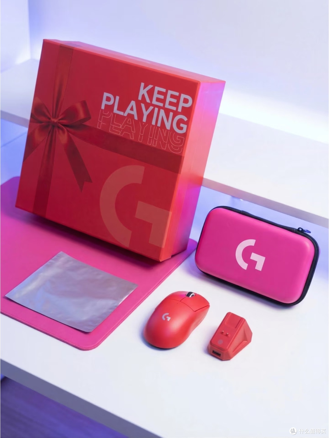 红鼠点亮桌面!罗技GPW2金刚礼盒