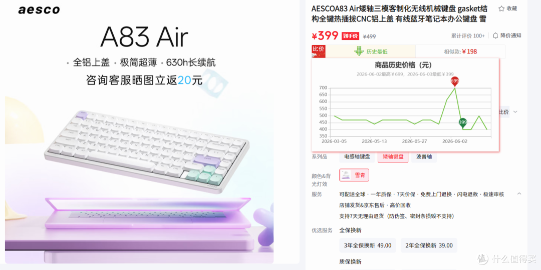 矮轴键盘到底是不是伪需求?以Aesco A83 Air为例