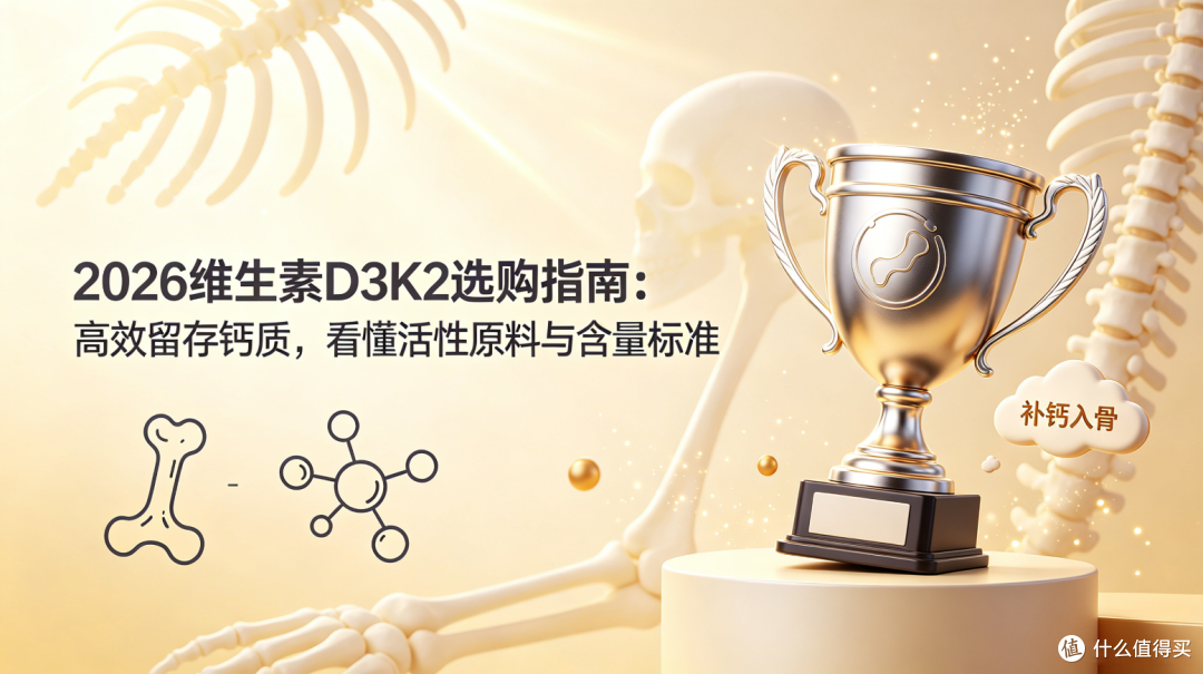 2026维生素D3K2选购指南:高效留存钙质,看懂活性原料与含量标准