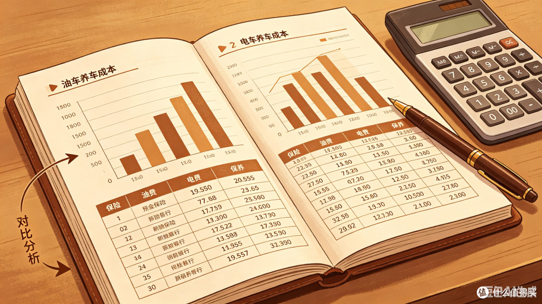 拆开保险溢价、家充安装、充电、保养隐形消费，到底谁更省钱