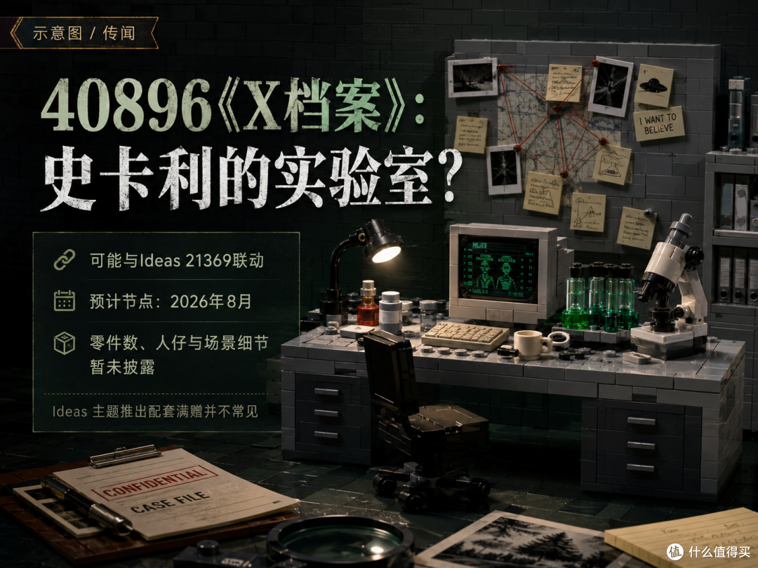 乐高粉丝的双厨狂喜!哈利·波特与《X档案》将双双推出赠品套装