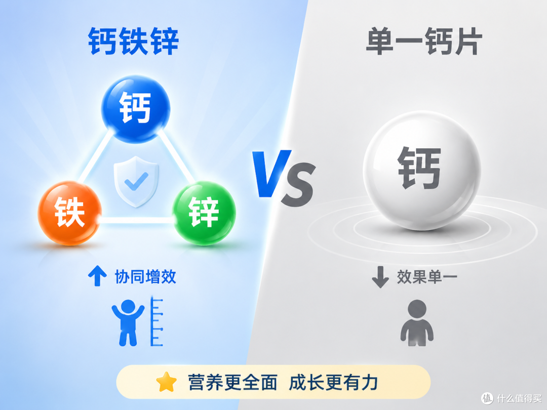 儿童钙铁锌和单一钙片哪个好?内行人告诉你真相