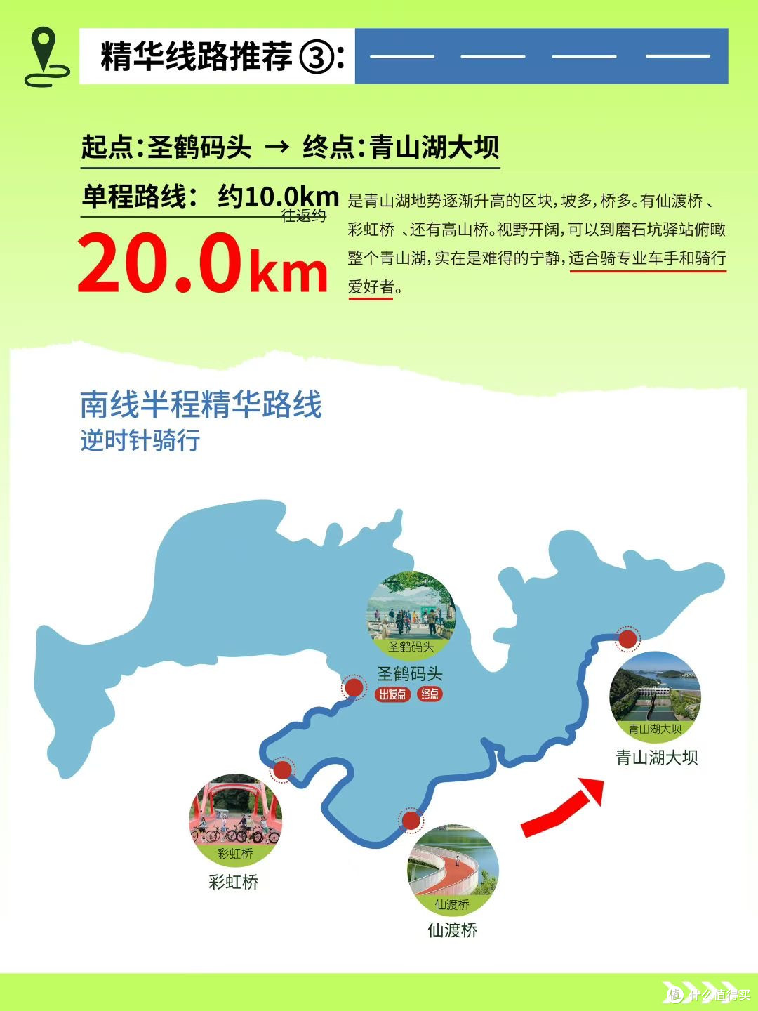 杭州青山湖环湖骑行攻略,不同路线特点推荐